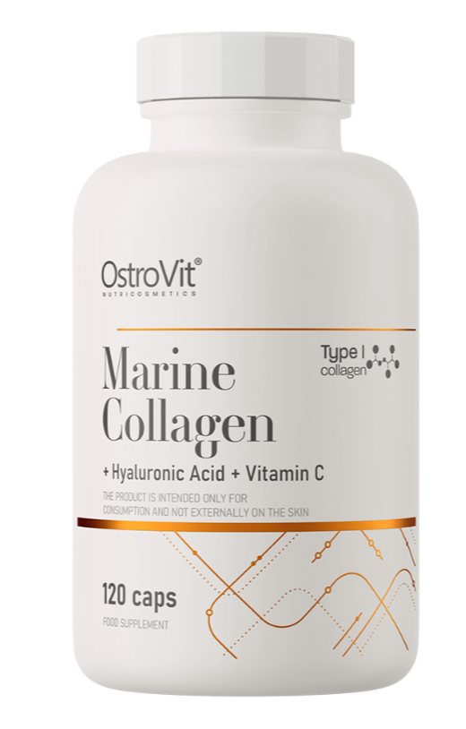 Marine Collagen + Hyaluronic Acid + Vitamin C 120 capsules